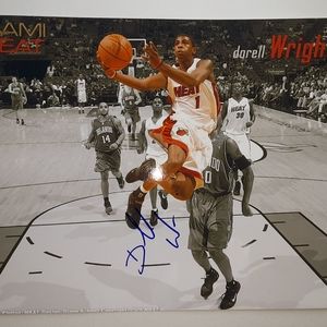 Miami Heat Autograph signed NBA photo